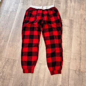 Women's Small Red Plaid Hollister Pajama Pants
